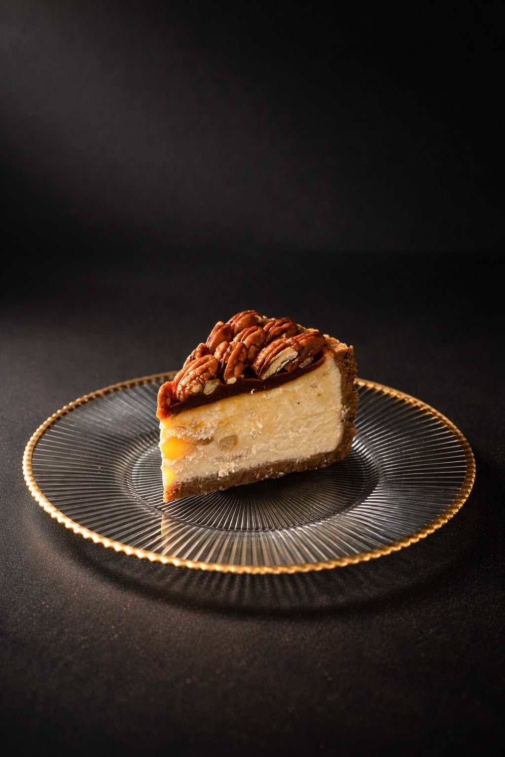 Jabłko – Pekan – Karmel | Sernik z jabłkiem, pekanem i karmelem
