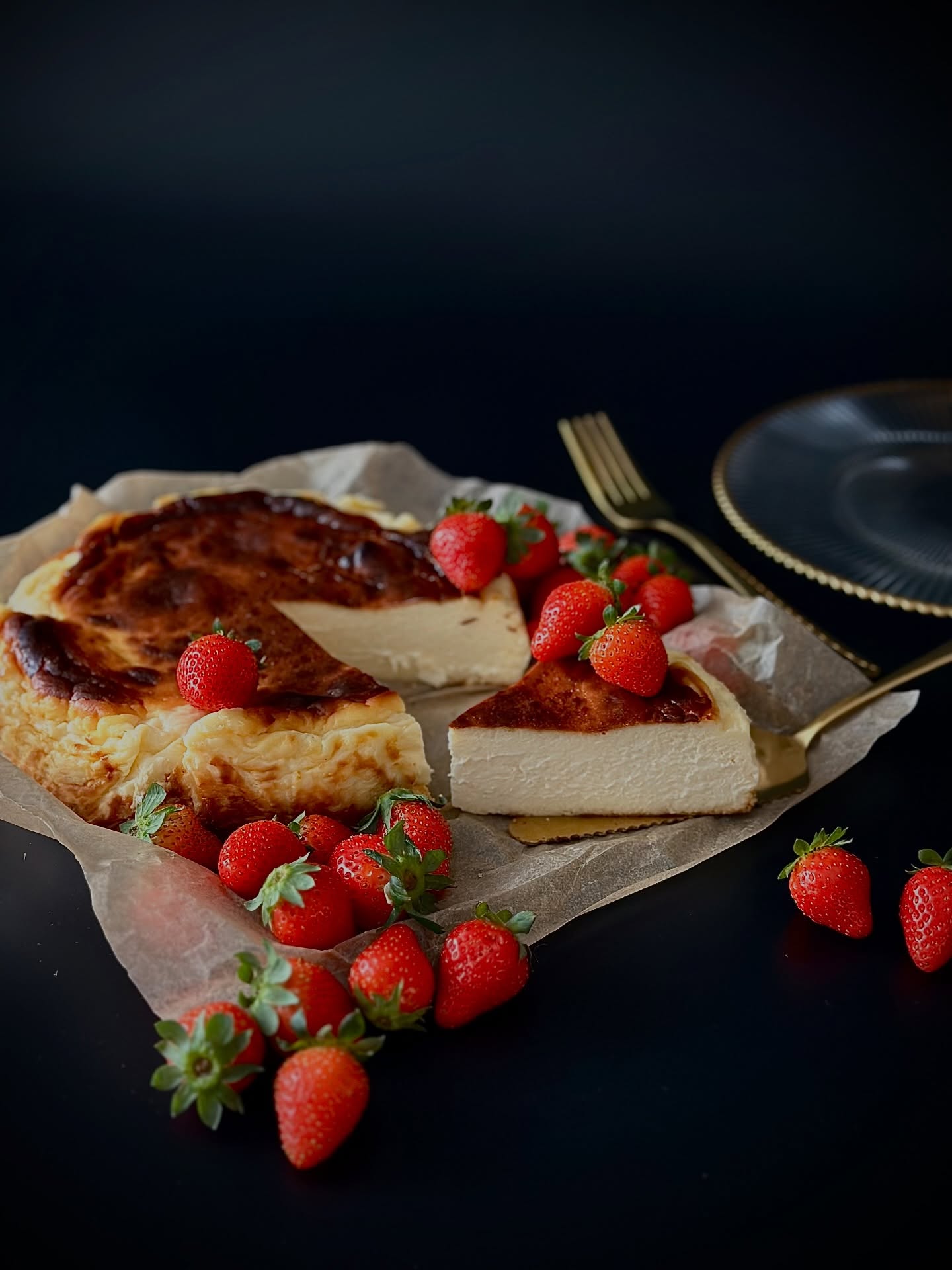 Baskijski | Karmelizowany sernik baskijski