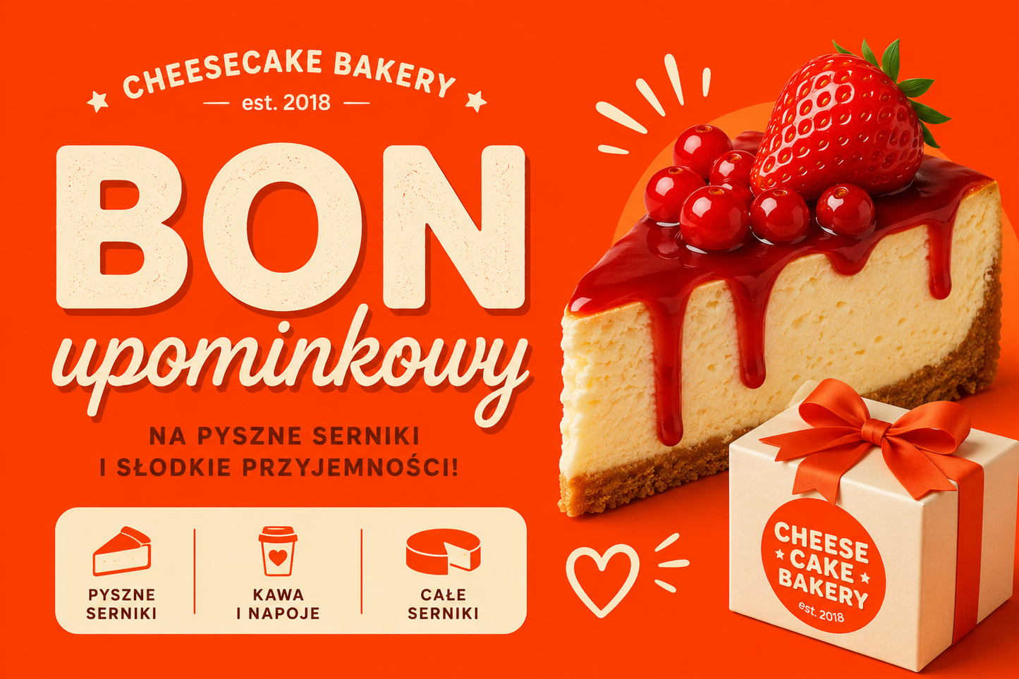 🎁 Bon Upominkowy Cheesecake Bakery